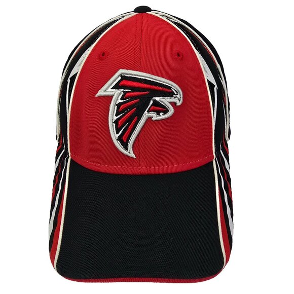 Atlanta Falcons Hat Vintage 90s Reebok NFL Equipment Sideline Cap OSFA Red Black - Picture 1 of 7